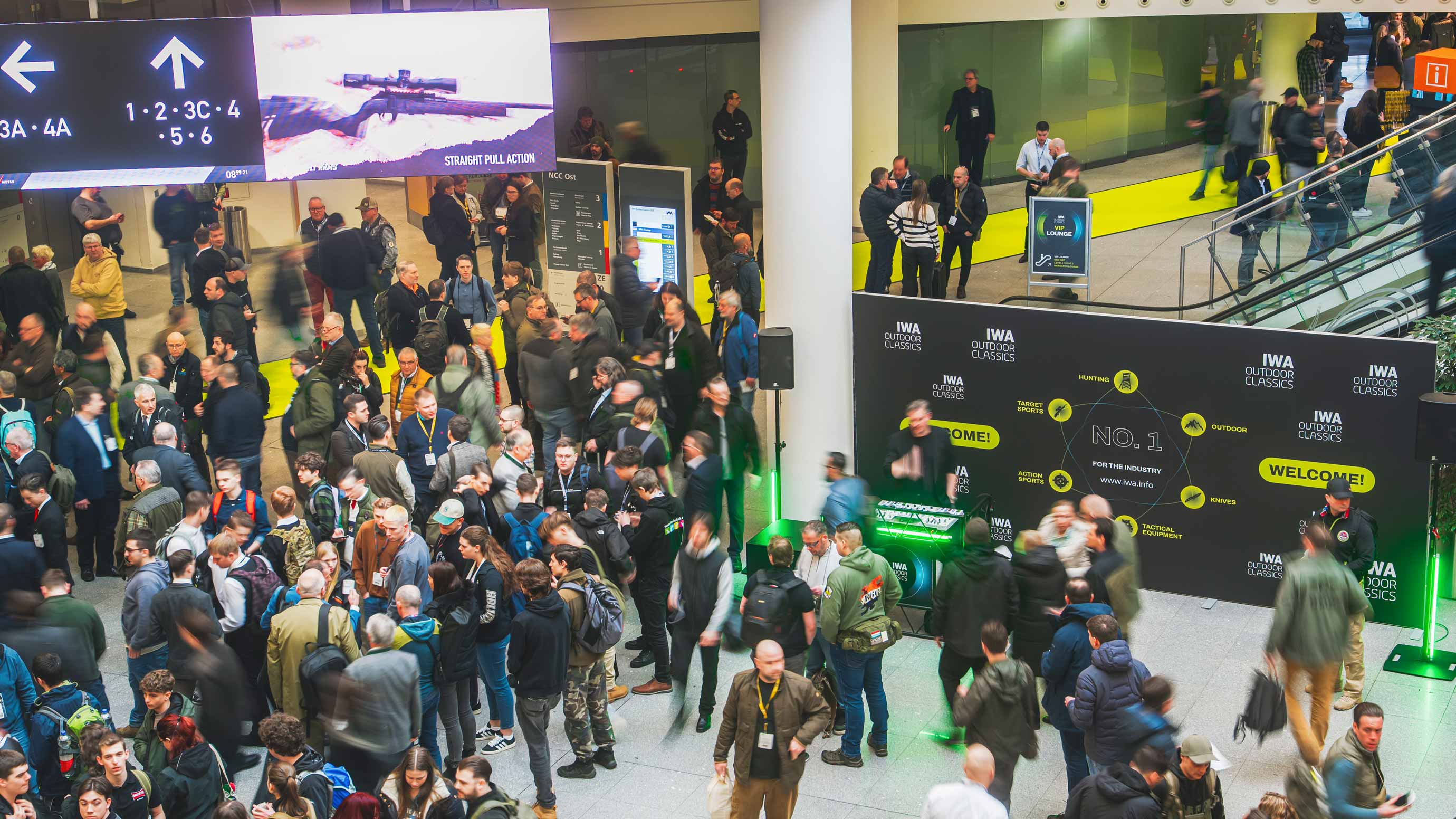 Übersicht Eingangsbereich NCC Ost