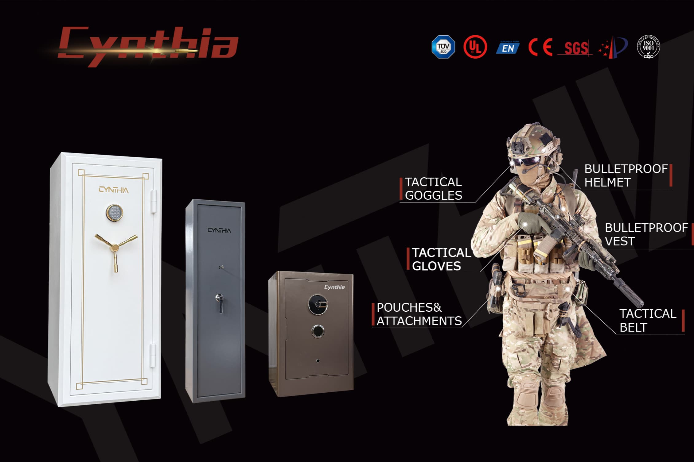 CYNTHIA GUN SAFE & OUTDOORS